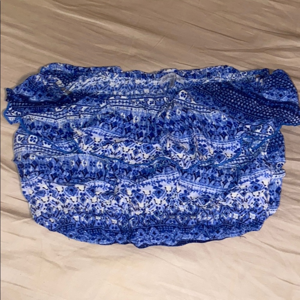Cropped bandeau top